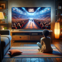 DALL·E 2023-12-02 00.23.30 – A living room scene with a large focus on the television. The TV, occupying about 70% of the image, is displaying a vivid and engaging program. In the DALL·E 2023-12-02 00.23.30 - A living room scene with a large focus on the television. The TV, occupying about 70% of the image, is displaying a vivid and engaging program. In the